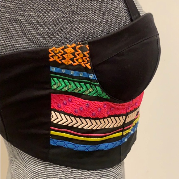 Custom rhinestone crop top - Picture 3 of 5